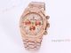 New Audemars Piguet Royal Oak Quartz Copy Watch - Best AP Frosted Gold Watch 41mm (2)_th.jpg